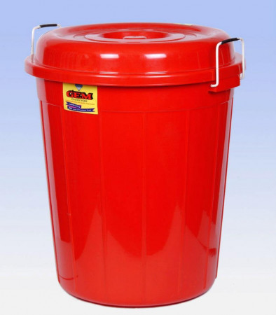 Gem Plastic Bucket (Drum) With Lid - 50 L (505)