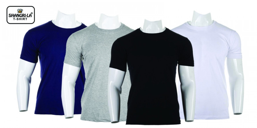 Shangrila Combo Of 4 Stone Wash T-Shirt For Men